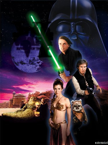 Starwars Ep Vi movie Poster Oversize On Sale United States