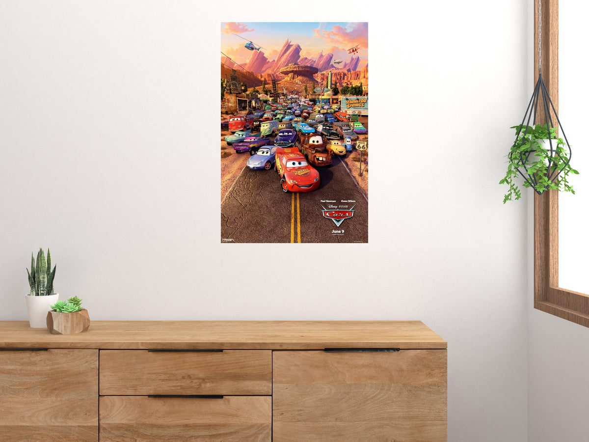 Cars Radiator Springs Movie Poster - 27"x40"