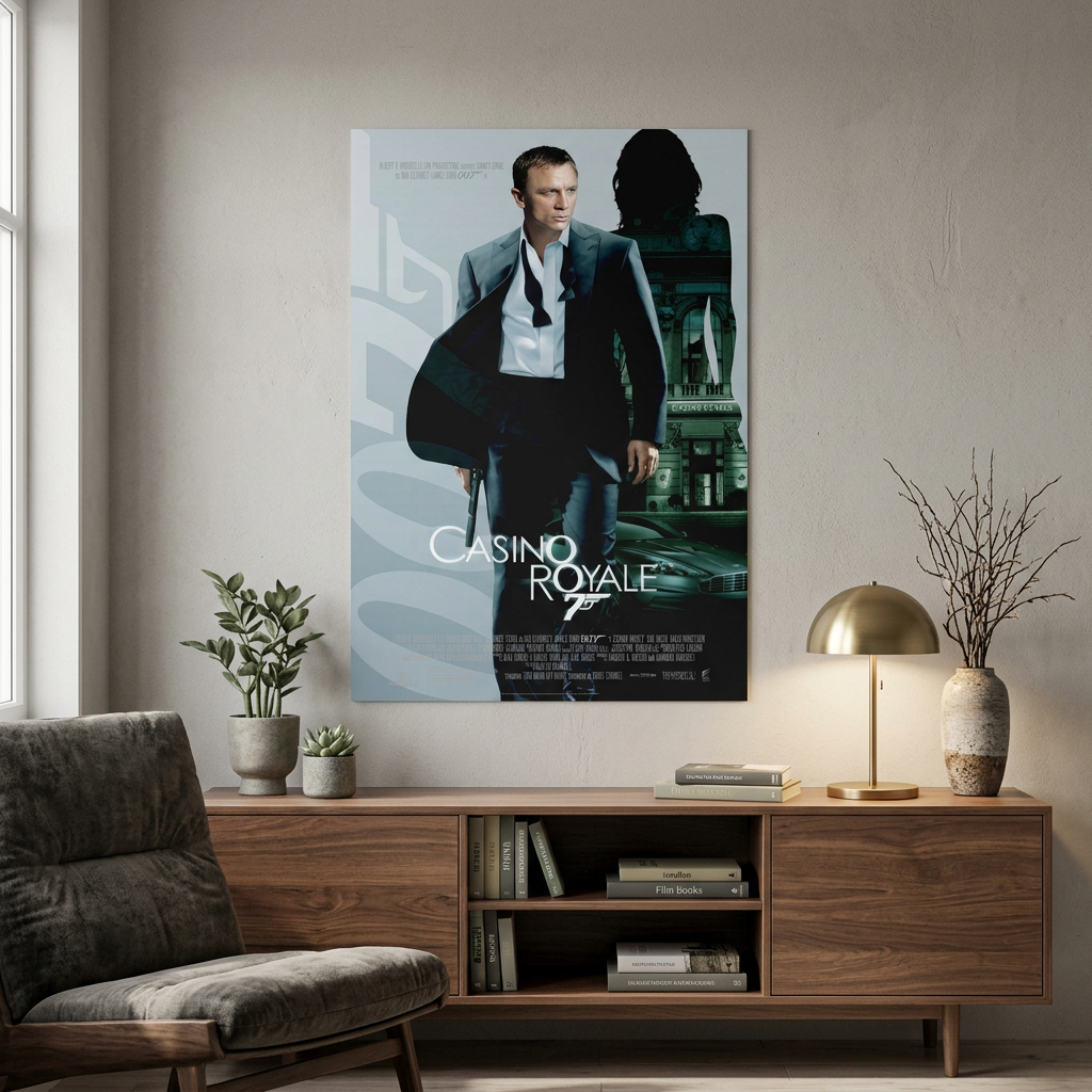 Casino Royale poster lifestyle mockup