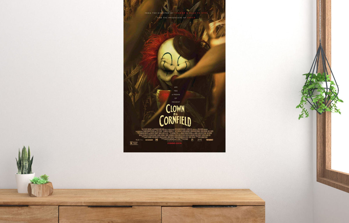 Clown In A Cornfield Movie Poster 11in x 17in