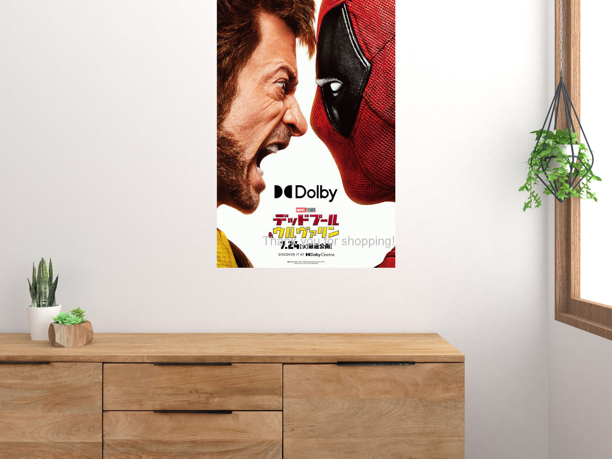 Deadpool Vs Wolverine Japanese Movie Poster