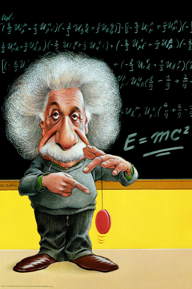 版画 roamcouch Einstein Albert Einstein Emc2 Poster 11x17 | theposterdepot.com