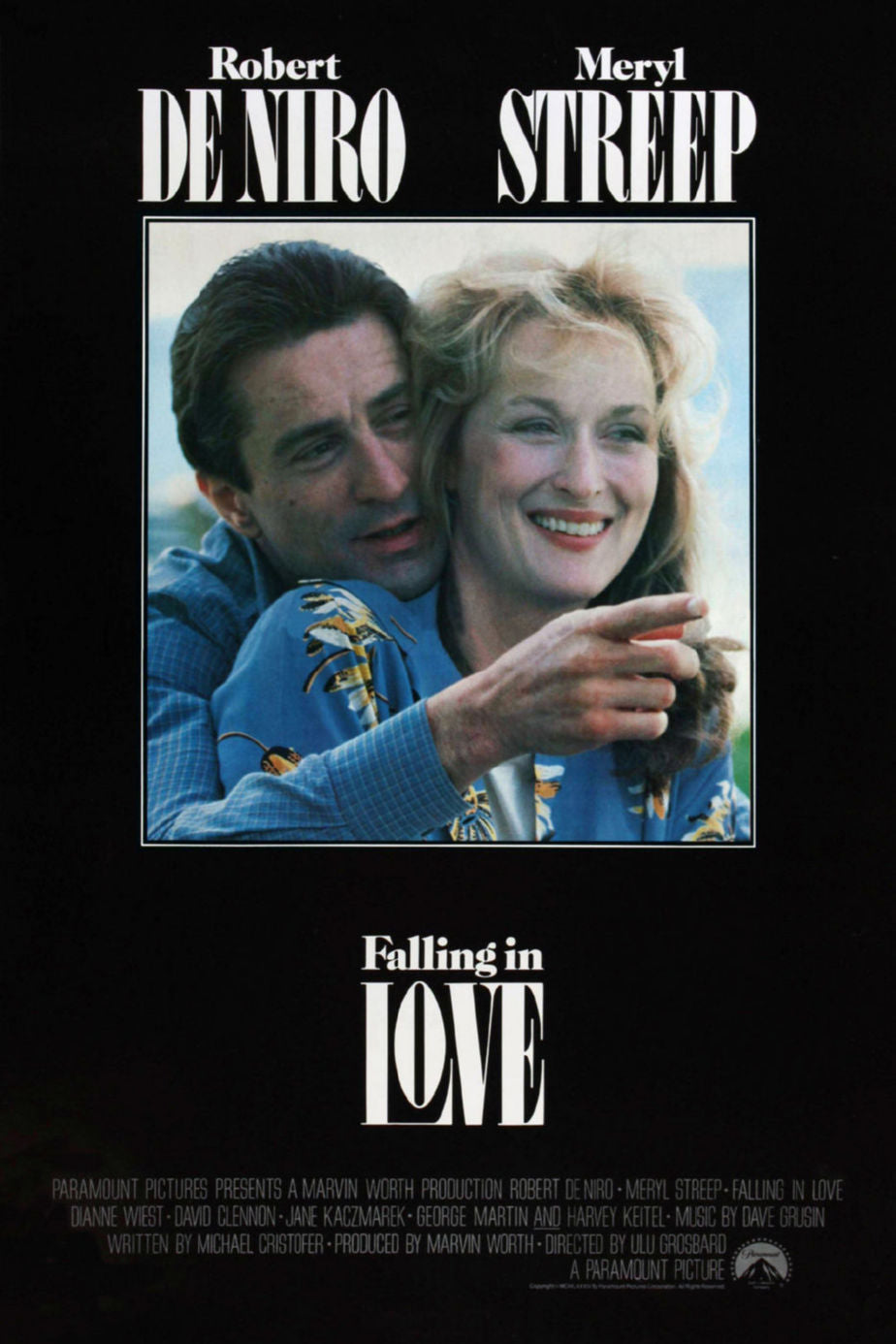 Falling In Love Movie Poster 27x40 27"x40" #5012401 The Poster Depot