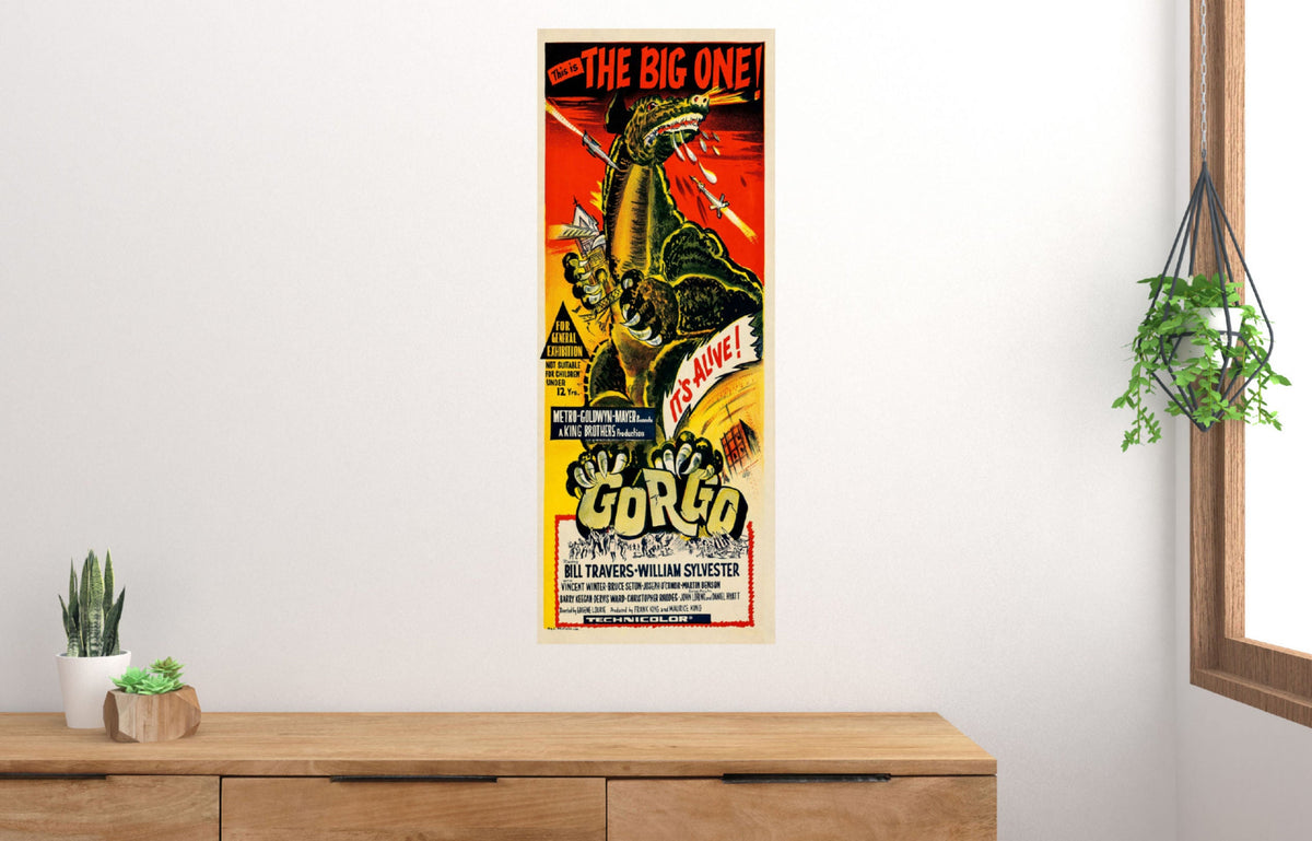 Gorgo Poster 14x36 – Kaiju Panic Wall Art | The Poster Depot The Poster Depot