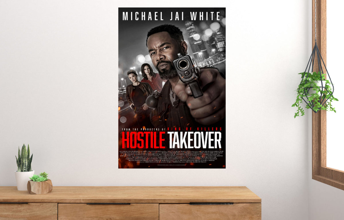 Hostile Takeover Movie Poster 24"x36" The Poster Depot