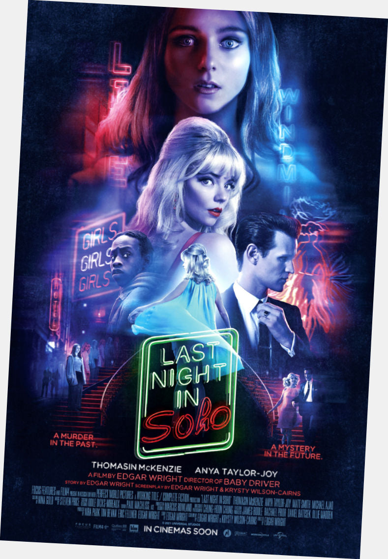 Last Night In Soho Movie Poster 27x40 27"x40" The Poster Depot