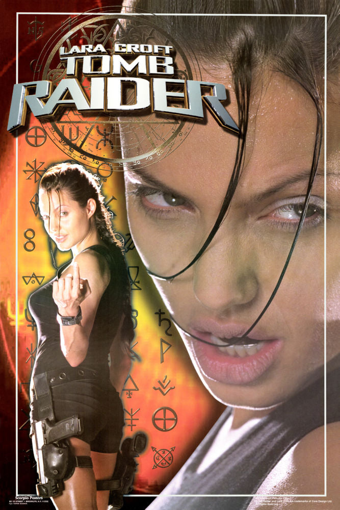 Lara Croft Tomb Raider Angelina Jolie Movie Poster 11x17