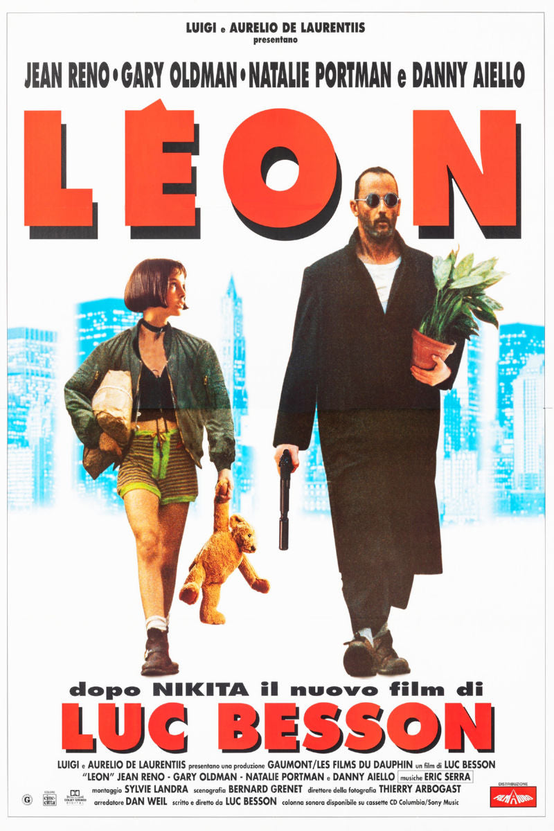 【B2判 映画ポスター】　レオン　Léon Leon The Professional Italian Movie Poster 16x24 on Sale