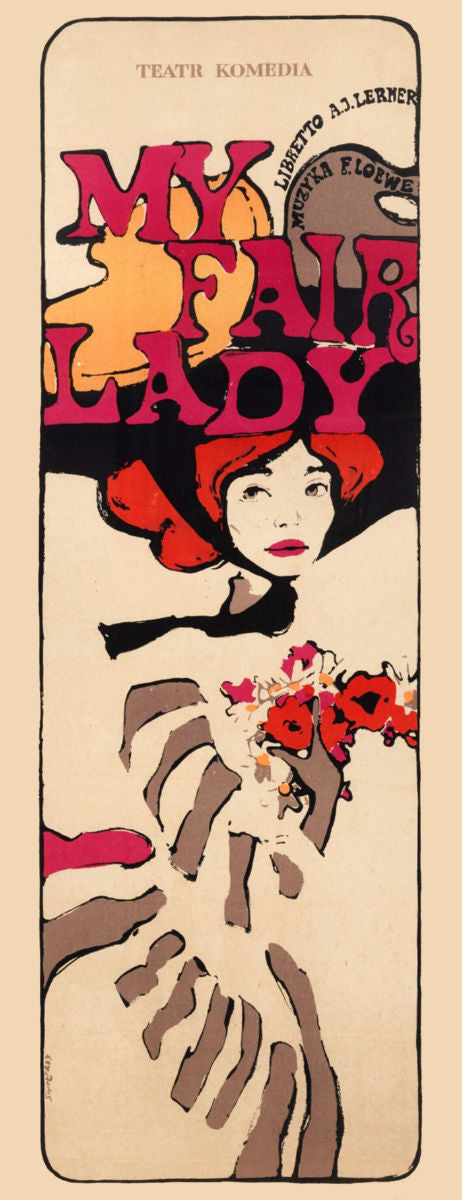 my fair lady Movie Poster 14x36 14"x36"