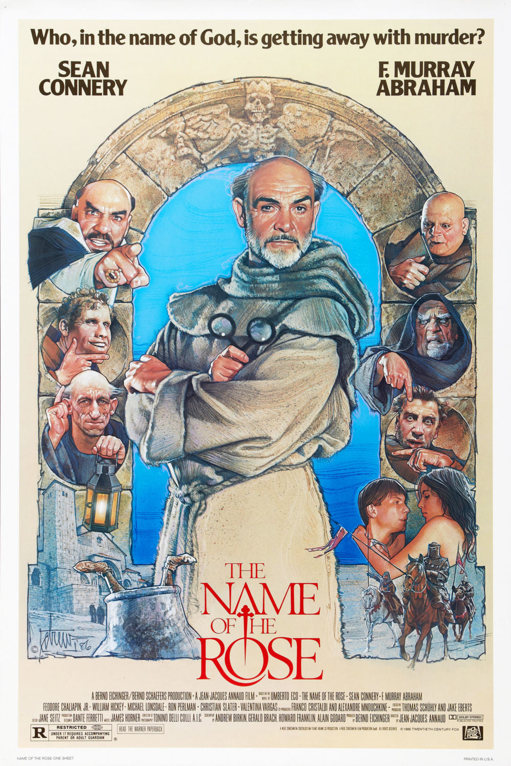 The Name of the Rose Poster 16"x24" The Poster Depot