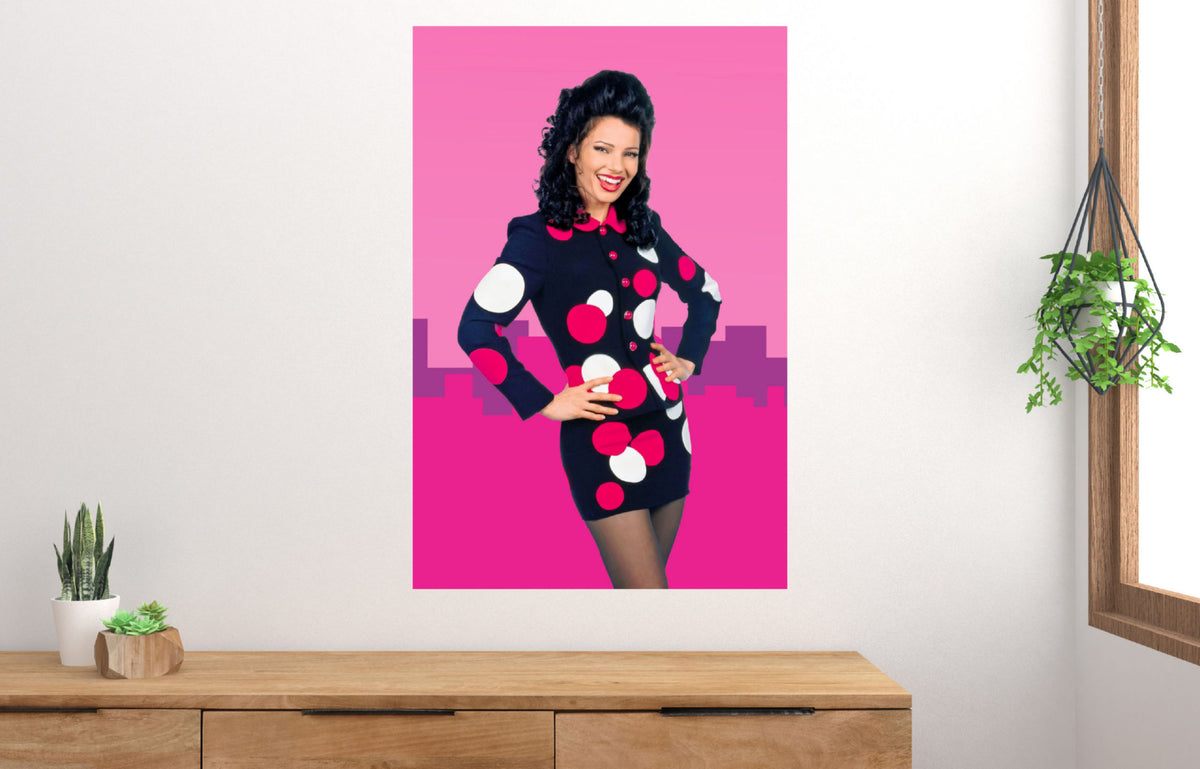 The Nanny retro sitcom fashion poster