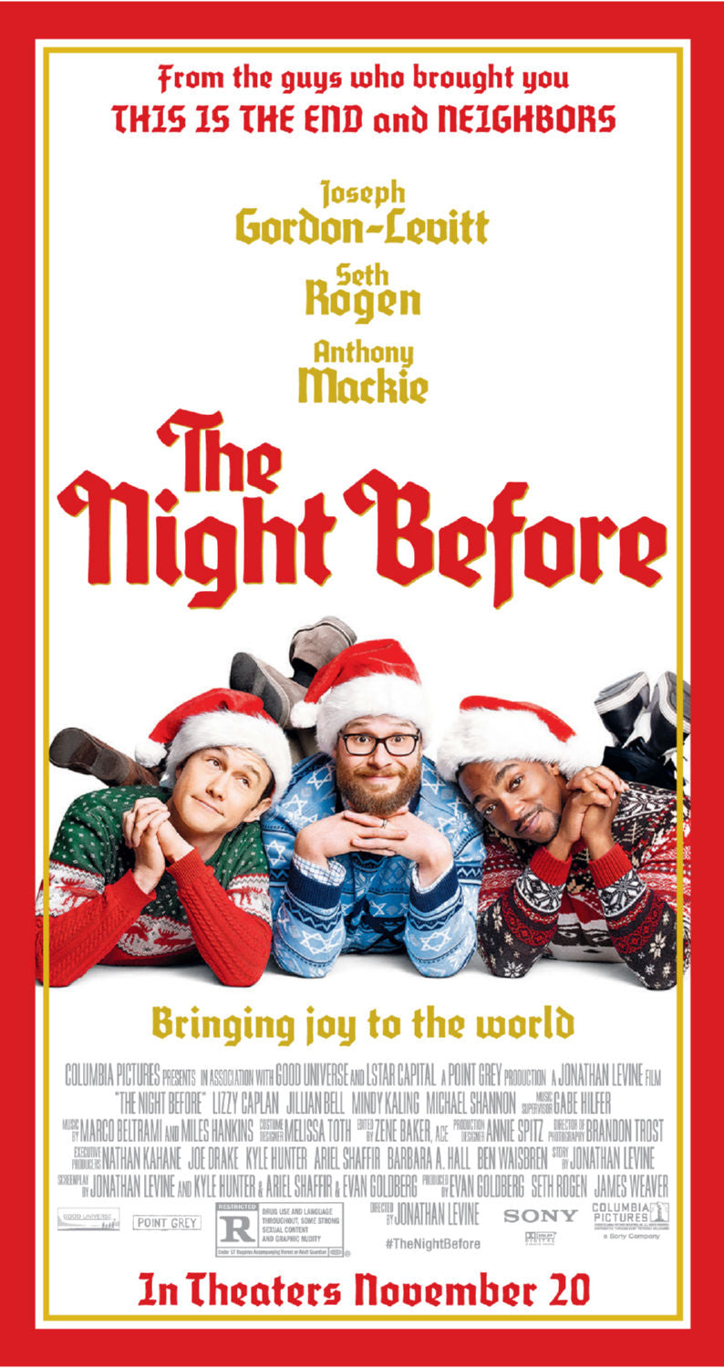 The Night Before Poster 11x17 Inch Print Wall Art Decor The Poster Depot