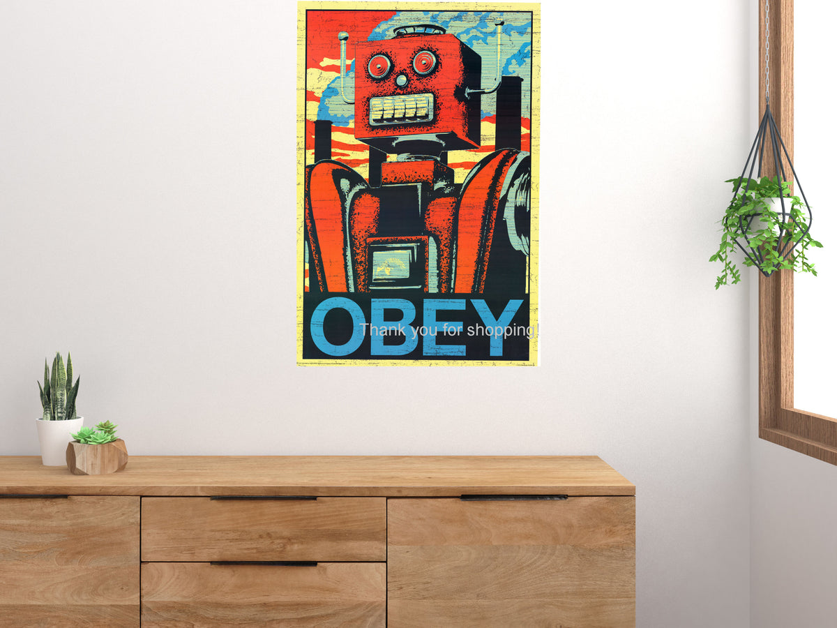 Toy Robot Scary Obey Poster 24x36 | theposterdepot.com The Poster Depot