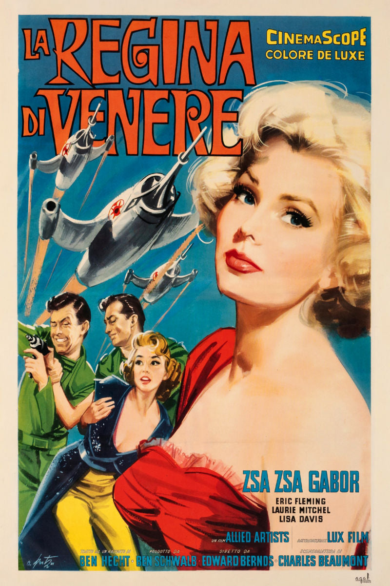The Queen Of Outer Space French Movie Poster 16x24 on Sale The Poster Depot