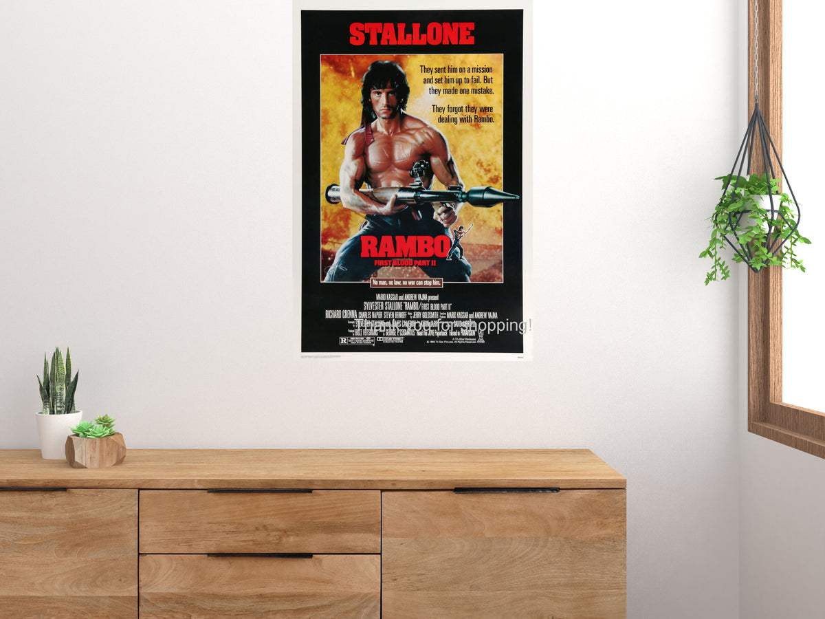 Rambo First Blood Part 2 Movie Poster