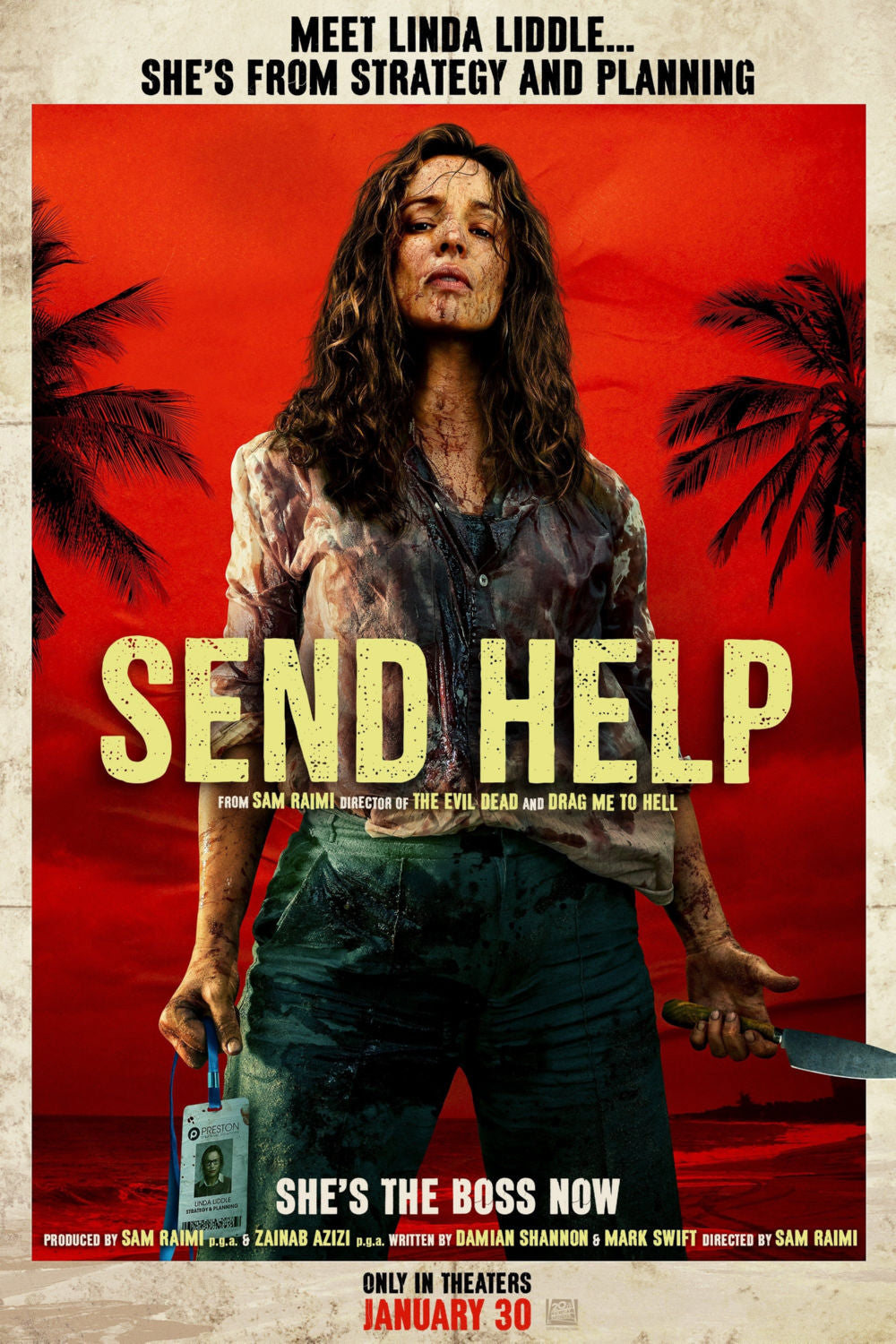 Send Help Movie Poster - 11"x17" The Poster Depot