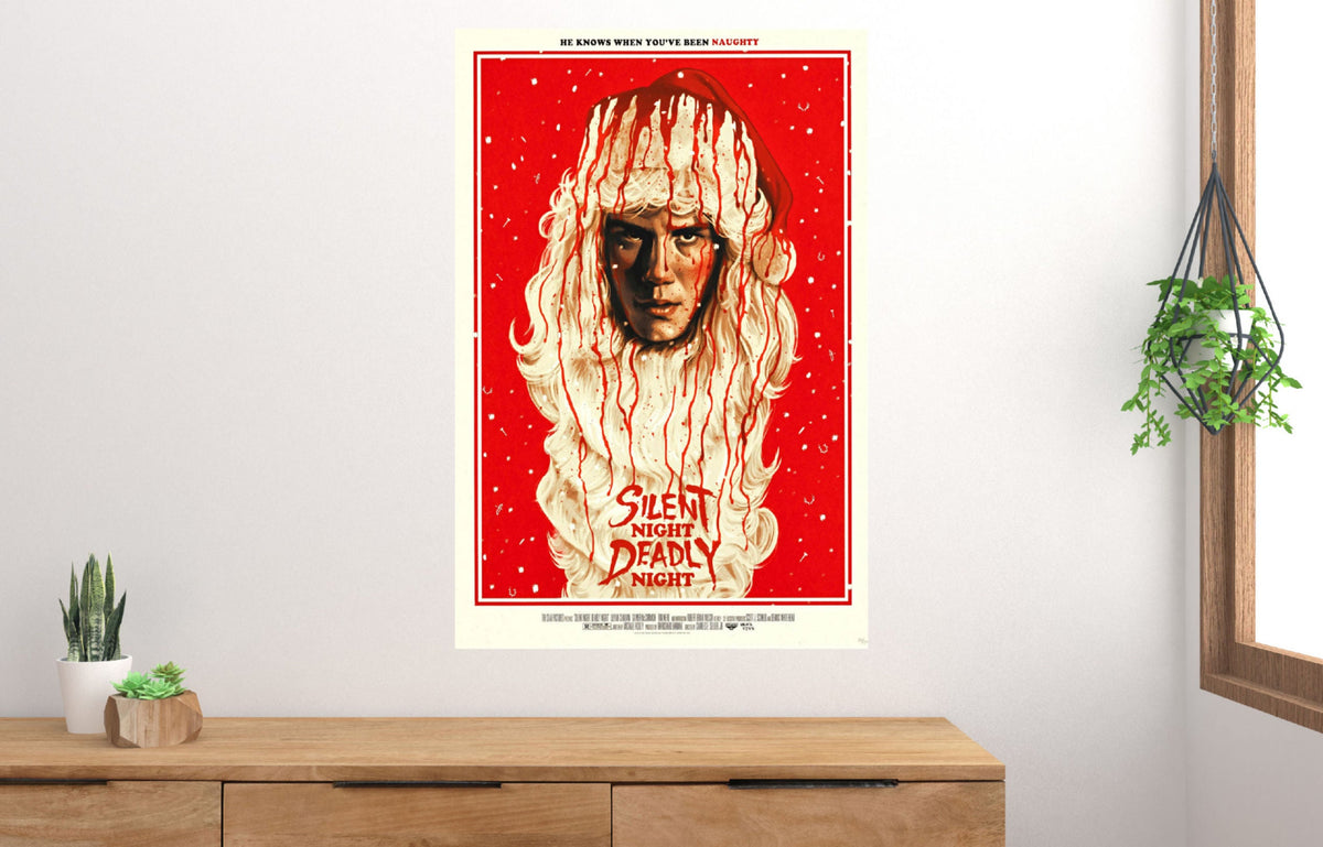 Silent Night Deadly Night Poster 27x40 – Holiday Horror Wall Art