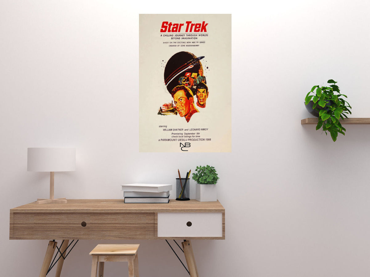 Star Trek TOS Poster 27x40 – Classic Sci-Fi Wall Art
