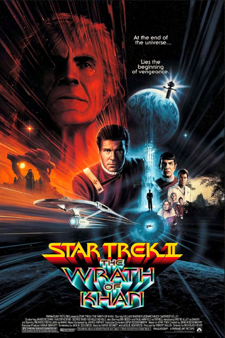 Star Trek Two Wrath Of Khan Movie Poster 24x36 24"x36" #5012402 The Poster Depot