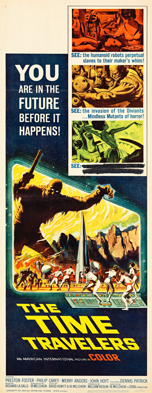 Time Travelers Movie Poster 24"x36" The Poster Depot