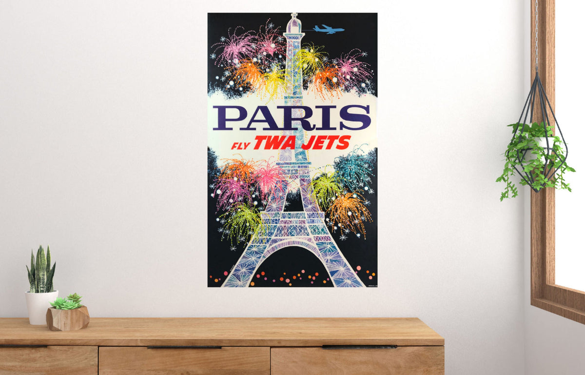 TWA Paris Poster 11x17 – Travel Wall Art | The Poster Depot The Poster Depot