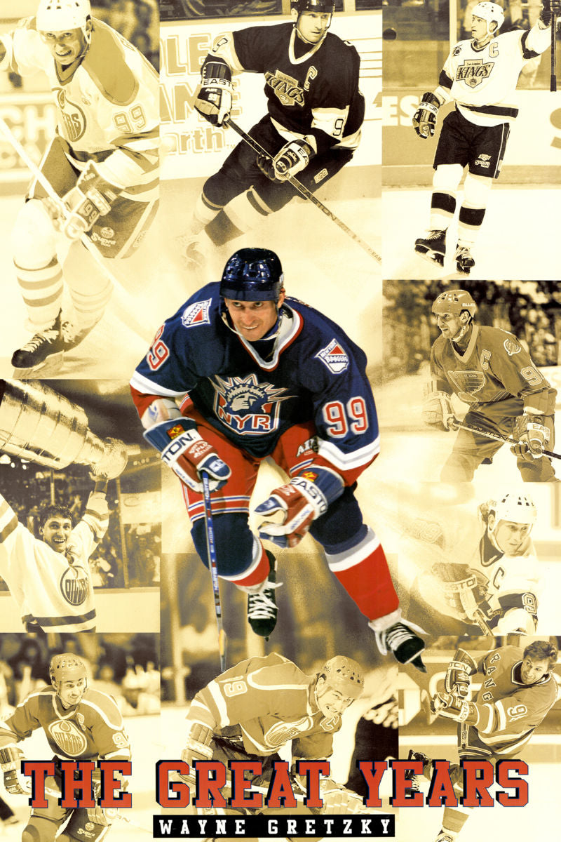 Wayne Gretzky The Great Years Poster 11x17 on Sale The Poster Depot