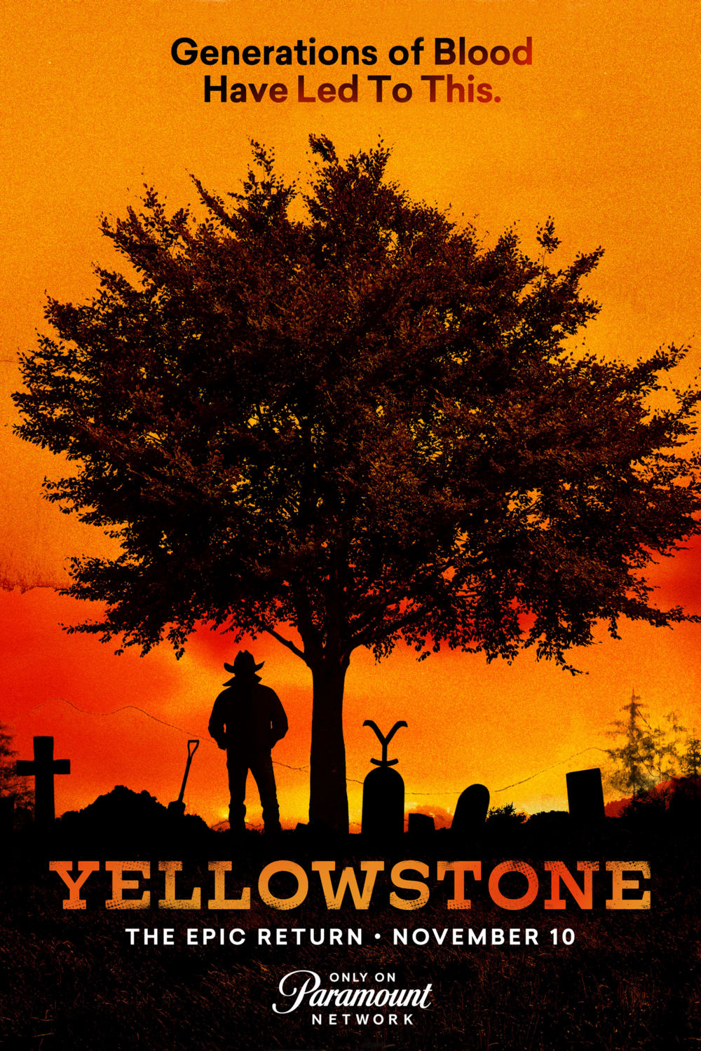 Yellowstone Poster 24"x36" Generations The Poster Depot