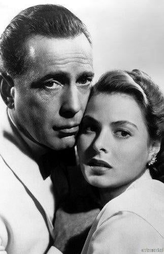 Casablanca Mini Metal Movie Poster 8in x 12in