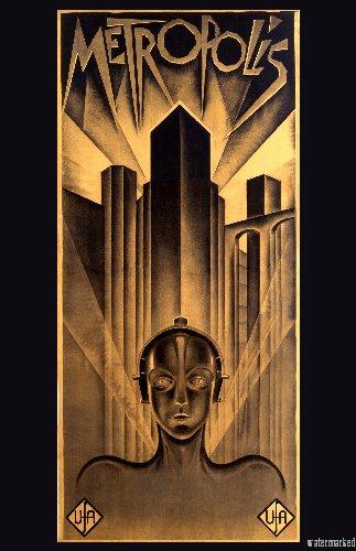 Metropolis Mini Metal Movie Poster 8in x 12in The Poster Depot