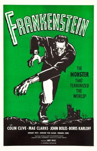 (24inx36in ) Frankenstein poster