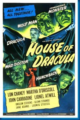House Of Dracula poster 27"x40" The Poster Depot
