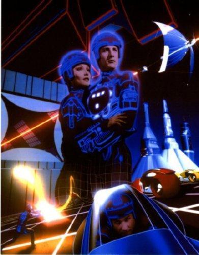 Tron Cindy Morgan Bruce Boxleitner poster 16inx24in