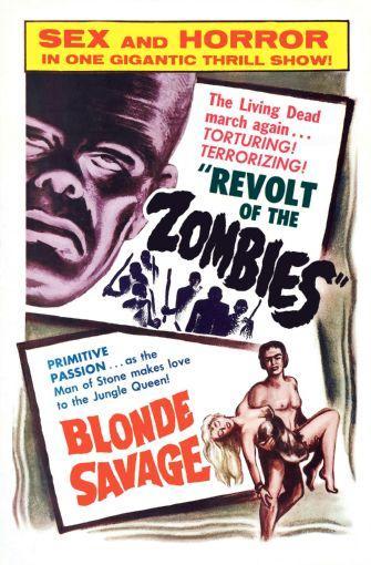 Revolt Of The Zombies Poster Blonde Savage 16inx24in