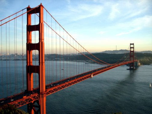 (24inx36in ) Golden Gate Bridge Poster Print San Francisco
