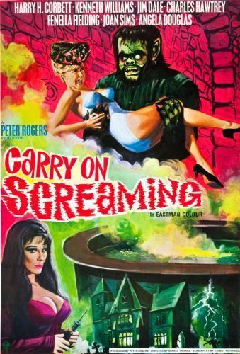 Carry On Screaming Movie Poster Metal Poster Choose Style | The Poster Depot The Poster Depot