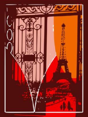 Eiffel Tower Pop Art Poster 24inx36in The Poster Depot