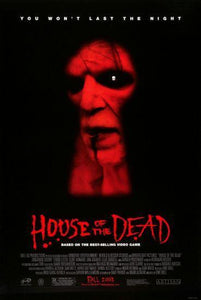 House Of The Dead movie poster Sign 8in x 12in