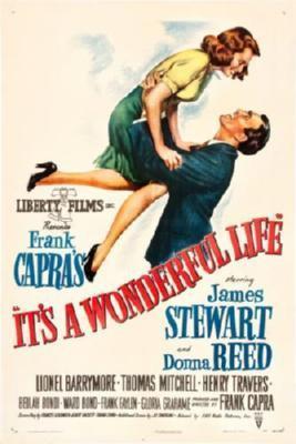 It'S A Wonderful Life Movie Poster 16in x 24in - Fame Collectibles