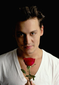 Johnny Depp Poster Rose 11x17 Mini Poster