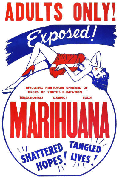 Marihuana Movie Metal Print 8inx12in The Poster Depot