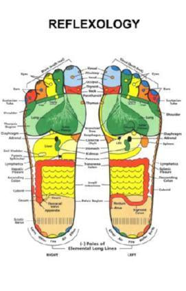 Reflexology Foot poster tin sign Wall Art