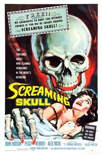 Screaming Skull Metal Movie Poster 8in x 12in The Poster Depot