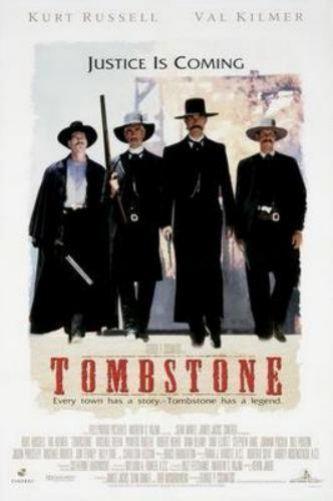 Tombstone movie poster Sign 8in x 12in