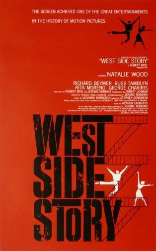 West Side Story movie poster Metal Print 8in x 12in