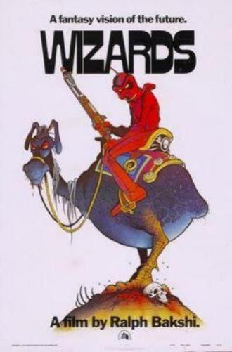 Wizards Metal Movie Poster 8in x 12in