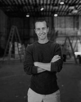 Edward Norton Metal Poster Print 8in x 12in 12"x16" Black and White The Poster Depot