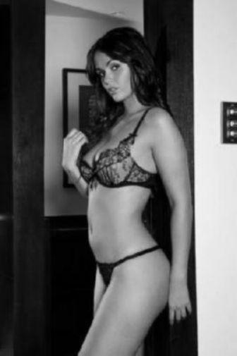 Jennifer Metcalfe black and white poster