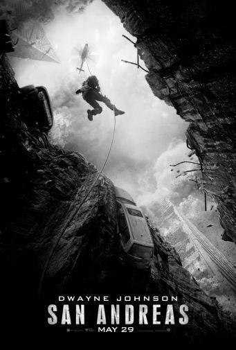 San Andreas Black and White Poster 24x36 | The Poster Depot USA The Poster Depot