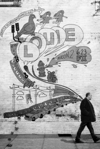 Louie Black and White Metal Poster Choose Style The Poster Depot