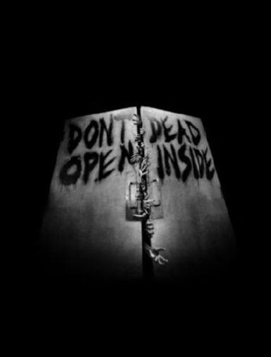 Walking Dead Poster Black and White Poster 27"x40" The Poster Depot